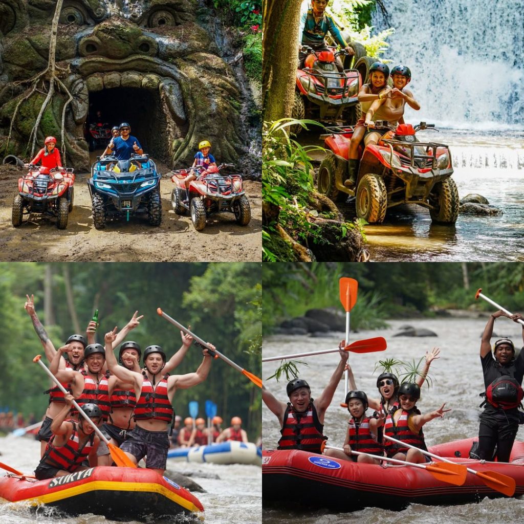 Ayung rafting and Gorilla ATV